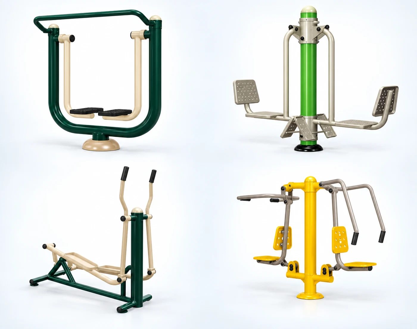 Outdoor fitness systems range